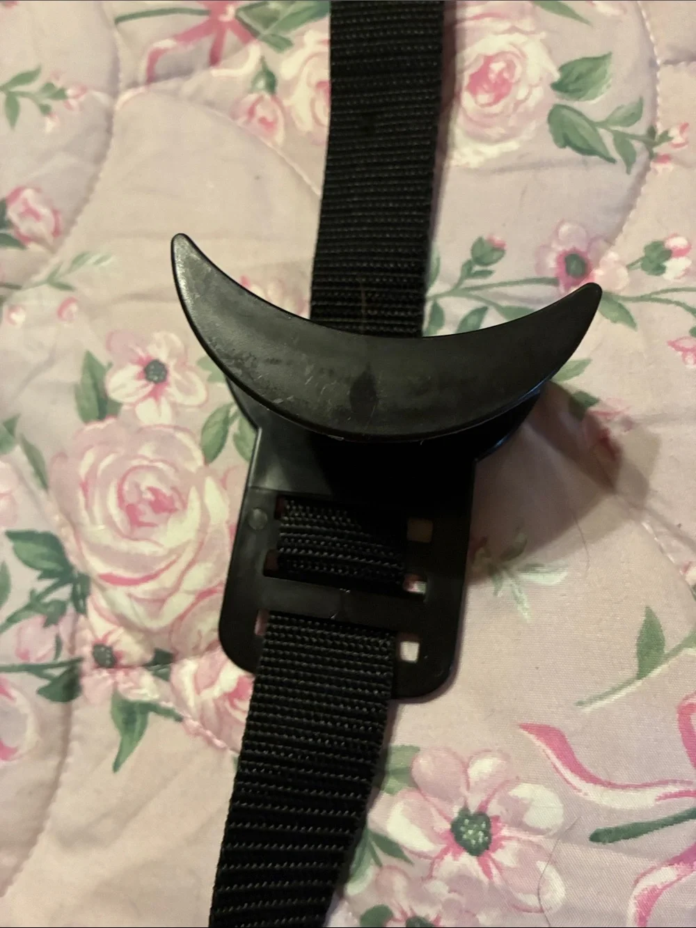 Set of 2 Adjustable Black Strap Purse Organizers with Multiple Hooks